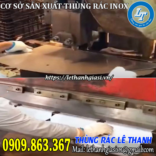 cơ sở sản xuất thùng rác inox giá rẻ - chất lượng