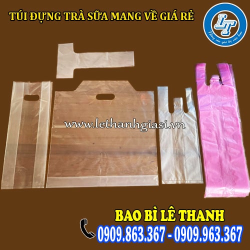 cung cấp các loại túi đựng trà sữa mang về giá rẻ cung cấp các loại túi đựng trà sữa mang về giá rẻ