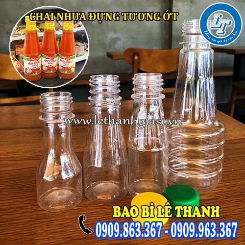 cung cấp chai nhựa đựng tương ớt giá rẻ cung cấp chai nhựa đựng tương ớt giá rẻ