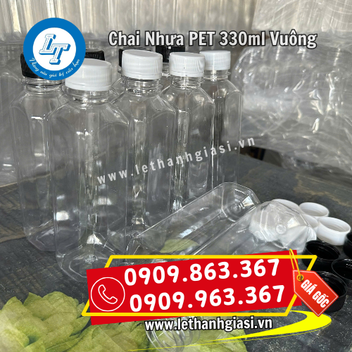 cung cấp chai nhựa pet 330ml vuông giá sỉ rẻ tại xưởng cung cấp chai nhựa pet 330ml vuông giá sỉ rẻ tại xưởng