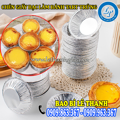 cung cấp chén giấy bạc làm bánh tart trứng cung cấp chén giấy bạc làm bánh tart trứng