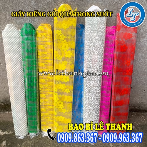 Cung cấp giấy kiếng gói quà trong suốt sỉ rẻ tận xưởng Cung cấp giấy kiếng gói quà trong suốt sỉ rẻ tận xưởng