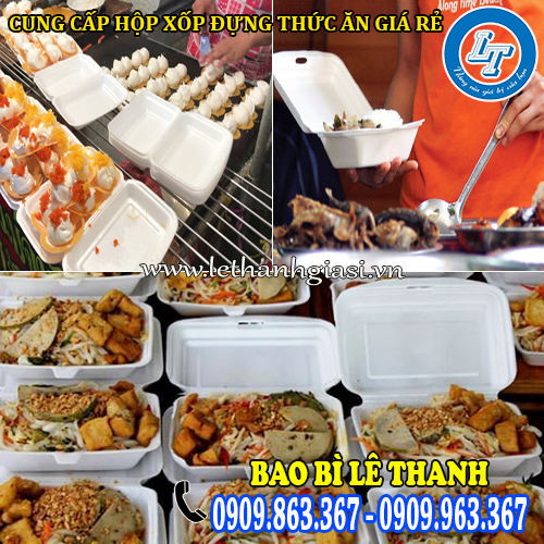 cung cấp hộp xốp đựng thức ăn giá rẻ cung cấp hộp xốp đựng thức ăn giá rẻ