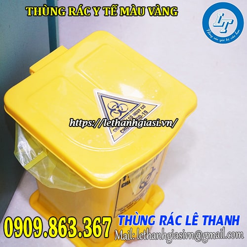 cung cấp thùng rác y tế màu vàng kèm túi đựng rác giá rẻ cung cấp thùng rác y tế màu vàng kèm túi đựng rác giá rẻ
