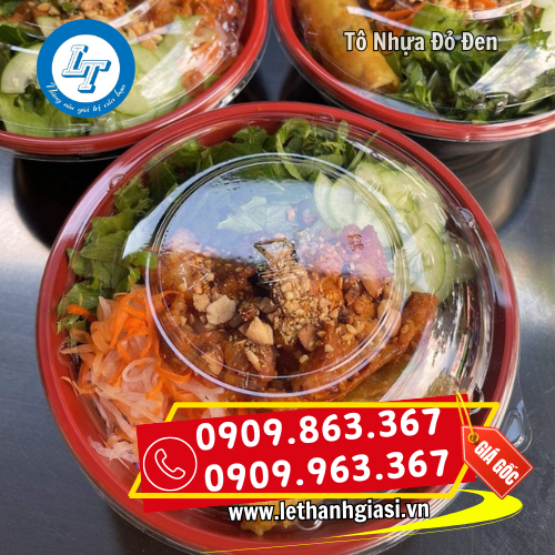 cung cấp tô nhựa đỏ đen đựng thức ăn giá rẻ cung cấp tô nhựa đỏ đen đựng thức ăn giá rẻ