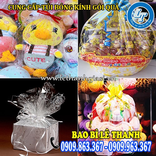 lê thanh cung cấp túi bóng kính gói quà giá rẻ