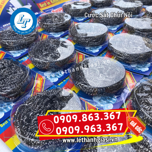 cước sắt chùi nồi đóng vỉ tiện dụng cước sắt chùi nồi đóng vỉ tiện dụng