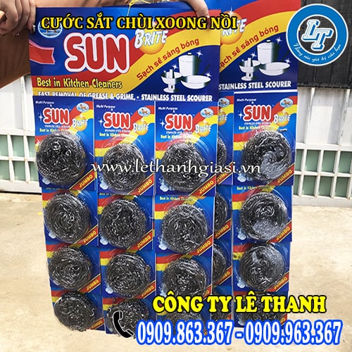 cước sắt chùi xoong nồi đóng gói bao bì đẹp mắt cước sắt chùi xoong nồi đóng gói bao bì đẹp mắt