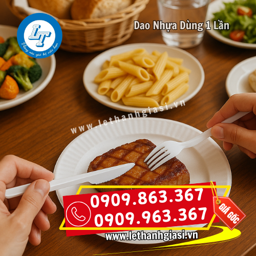 dao nhựa dùng 1 lần cắt thức ăn dao nhựa dùng 1 lần cắt thức ăn