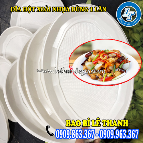 dĩa nhựa hột xoài giá rẻ dùng 1 lần đựng thức ăn dĩa nhựa hột xoài giá rẻ dùng 1 lần đựng thức ăn