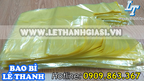 túi xốp 2 quai màu vàng túi xốp 2 quai màu vàng