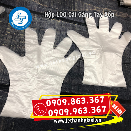 găng tay xốp trắng hộp 100 cái mỏng nhẹ găng tay xốp trắng hộp 100 cái mỏng nhẹ