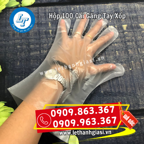 găng tay xốp trắng thiết kế dạng 5 ngón găng tay xốp trắng thiết kế dạng 5 ngón