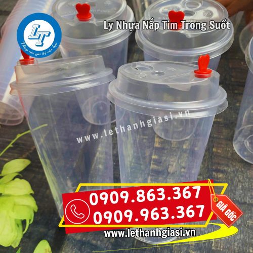 giá bán ly nhựa nắp tim trong suốt rẻ theo số lượng giá bán ly nhựa nắp tim trong suốt rẻ theo số lượng