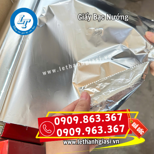 giấy bạc nướng có độ mềm mỏng linh hoạt giấy bạc nướng có độ mềm mỏng linh hoạt
