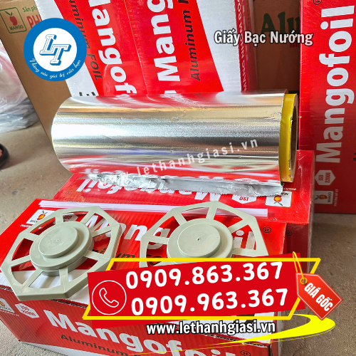 giấy bạc nướng đóng cuộn kèm hộp đựng giấy bạc nướng đóng cuộn kèm hộp đựng