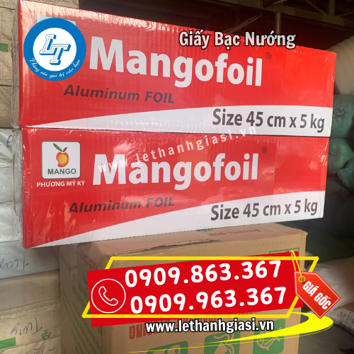 giấy bạc nướng khổ ngang 45cm giấy bạc nướng khổ ngang 45cm