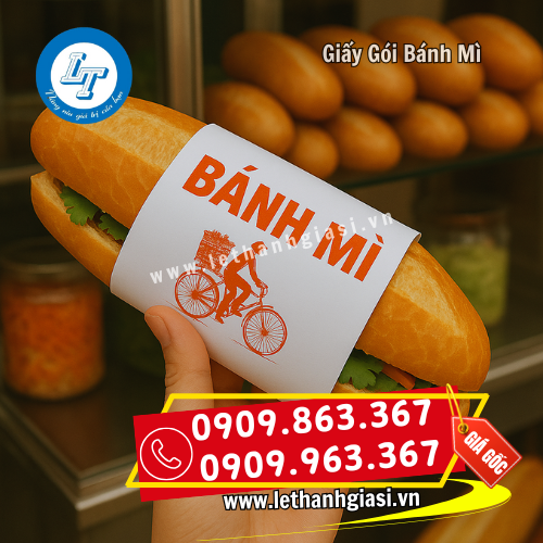 giấy gói bánh mì tiện lợi giấy gói bánh mì tiện lợi