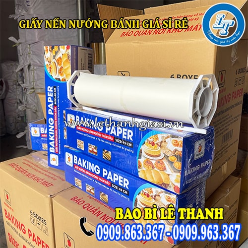 Giấy nến nướng bánh cuộn khổ lớn Giấy nến nướng bánh cuộn khổ lớn
