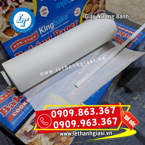 giấy nướng bánh dạng cuộn to chưa cắt giấy nướng bánh dạng cuộn to chưa cắt