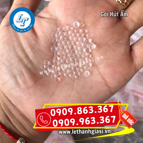 gói hút ẩm silica gel hạt trắng trong gói hút ẩm silica gel hạt trắng trong
