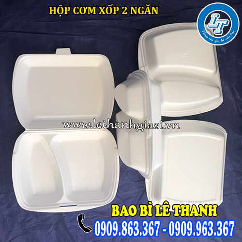 hộp cơm xốp 2 ngăn tiện lợi chất lượng hộp cơm xốp 2 ngăn tiện lợi chất lượng
