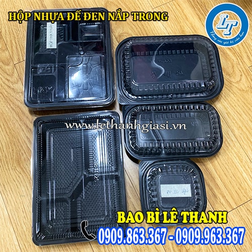 Hộp nhựa đế đen giá sỉ rẻ Hộp nhựa đế đen giá sỉ rẻ