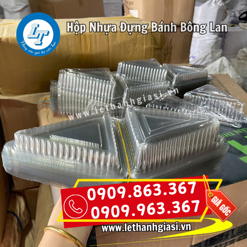hộp nhựa đựng bánh bông lan cắt phần hộp nhựa đựng bánh bông lan cắt phần