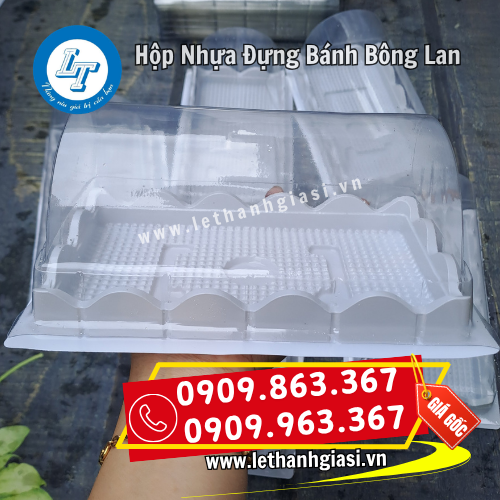 hộp nhựa đựng bánh bông lan cuộn hộp nhựa đựng bánh bông lan cuộn