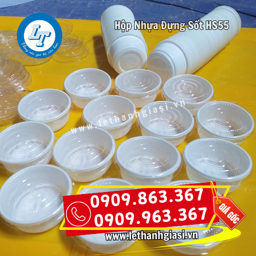 hộp nhựa đựng sốt hs55 dùng 1 lần tiện lợi hộp nhựa đựng sốt hs55 dùng 1 lần tiện lợi