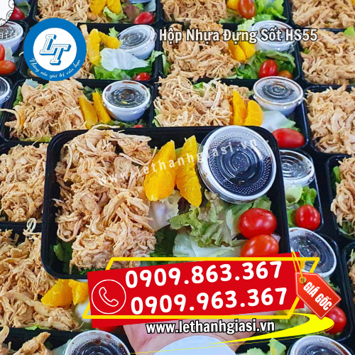 hộp nhựa hs55 đựng nước chấm tiện lợi hộp nhựa hs55 đựng nước chấm tiện lợi