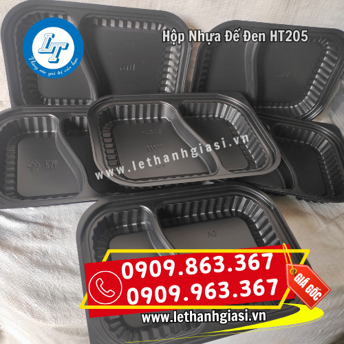 hộp nhựa ht205 đế đen sang trọng hộp nhựa ht205 đế đen sang trọng