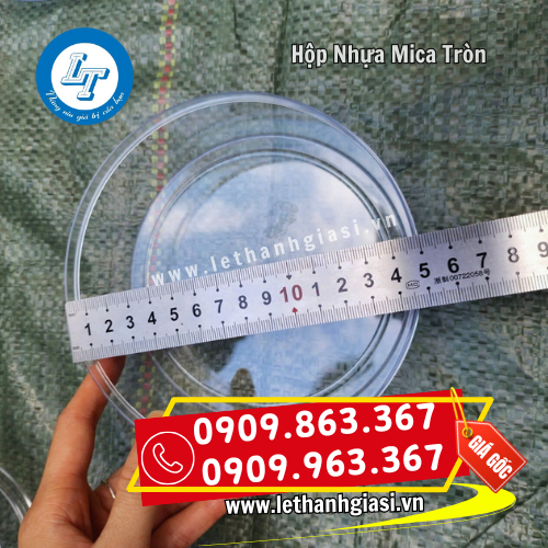 hộp nhựa mica tròn loại trung hộp nhựa mica tròn loại trung