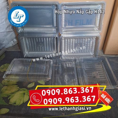 hộp nhựa nắp gập h142 chất lượng hộp nhựa nắp gập h142 chất lượng