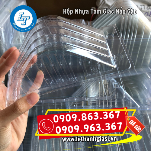 hộp nhựa tam giác có vân sọc hộp nhựa tam giác có vân sọc