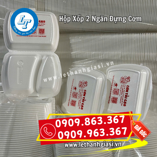 hộp xốp 2 ngăn đựng cơm giá sỉ rẻ sẵn số lượng hộp xốp 2 ngăn đựng cơm giá sỉ rẻ sẵn số lượng