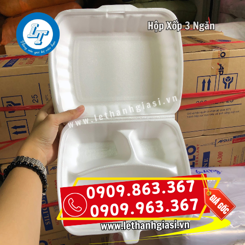 hộp xốp 3 ngăn thiết kế tiện dụng hộp xốp 3 ngăn thiết kế tiện dụng
