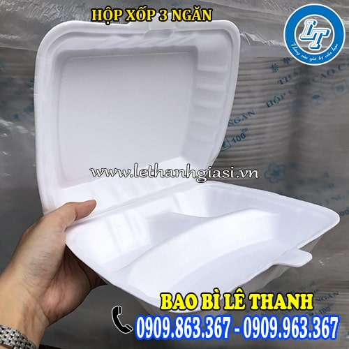 hộp xốp 3 ngăn tiện dụng hộp xốp 3 ngăn tiện dụng
