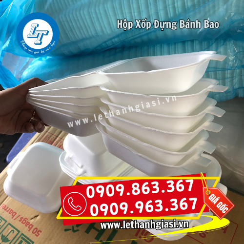 hộp xốp đựng bánh bao dễ xếp chồng hộp xốp đựng bánh bao dễ xếp chồng