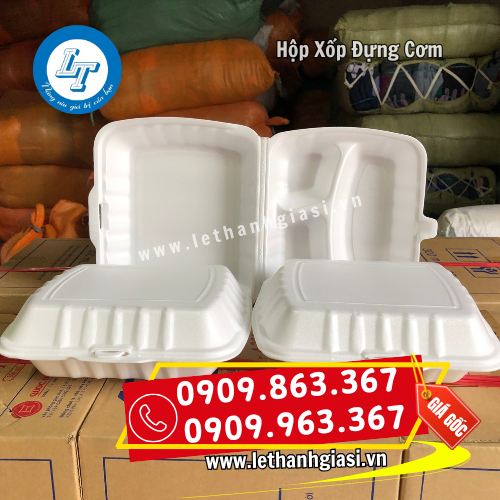hộp xốp đựng cơm 3 ngăn chất lượng hộp xốp đựng cơm 3 ngăn chất lượng