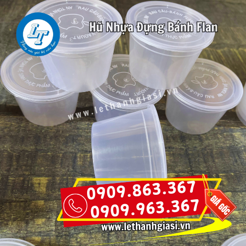hũ flan tròn đựng bánh hũ flan tròn đựng bánh