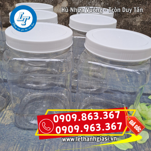 hũ nhựa duy tân có vẻ ngoài trong suốt hũ nhựa duy tân có vẻ ngoài trong suốt