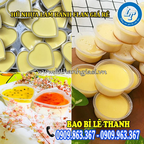 Hũ nhựa làm bánh flan an toàn chất lượng Hũ nhựa làm bánh flan an toàn chất lượng