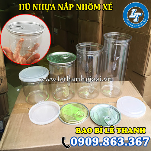 hũ nhựa nắp nhôm xé (bật) giá rẻ hũ nhựa nắp nhôm xé (bật) giá rẻ