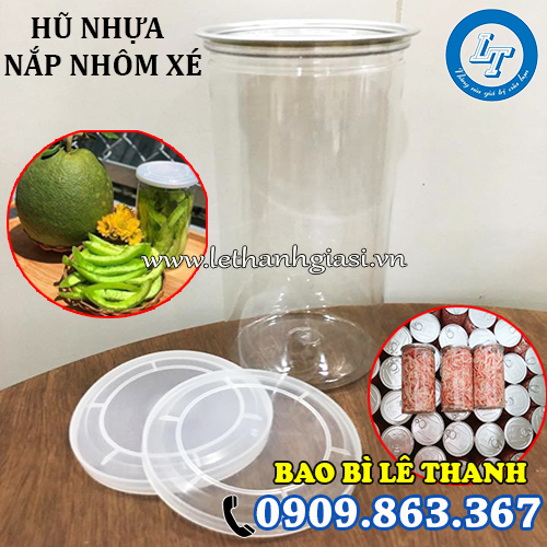 hũ nhựa nắp nhôm xé giá sỉ hũ nhựa nắp nhôm xé giá sỉ