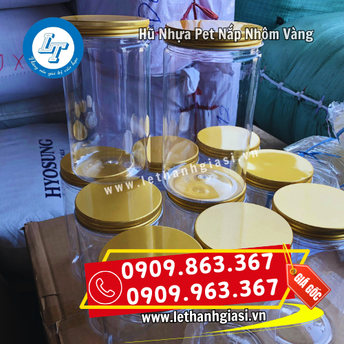 hũ nhựa pet nắp nhôm vàng giá rẻ chất lượng hũ nhựa pet nắp nhôm vàng giá rẻ chất lượng