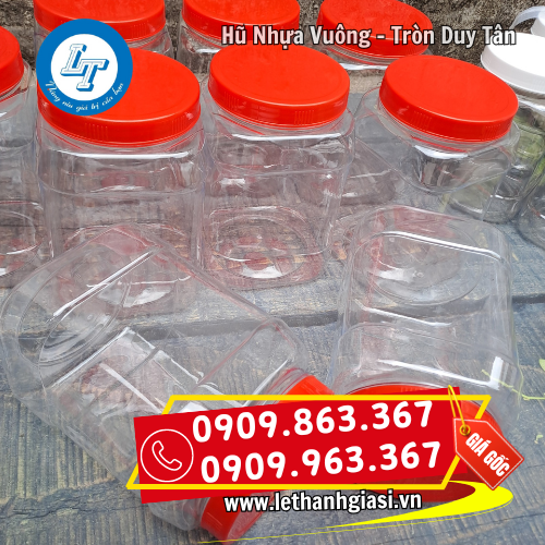 hũ nhựa vuông tròn duy tân giá sỉ chất lượng hũ nhựa vuông tròn duy tân giá sỉ chất lượng
