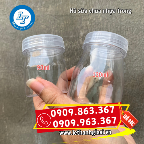 hũ sữa chua nhựa trong 90ml 120ml hũ sữa chua nhựa trong 90ml 120ml