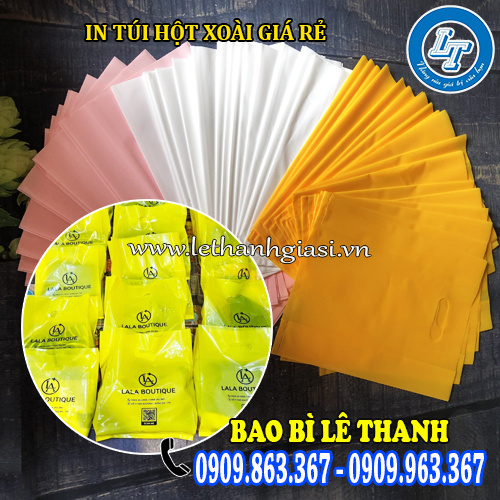 in túi hột xoài giá rẻ chất liệu pe in túi hột xoài giá rẻ chất liệu pe