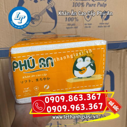 khăn ăn cao cấp Phú An bao bì nổi bật khăn ăn cao cấp Phú An bao bì nổi bật